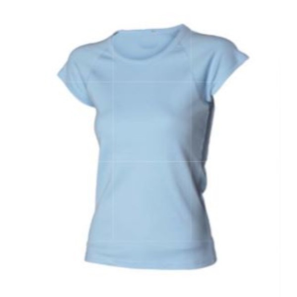 short raglan sleeve women t-shirt